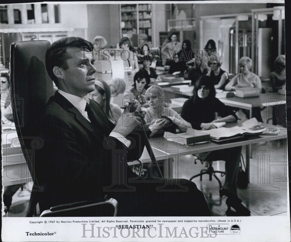 1968 Dick Bogarde Actor Sebastian Film Lilli Palmer - Historic Images