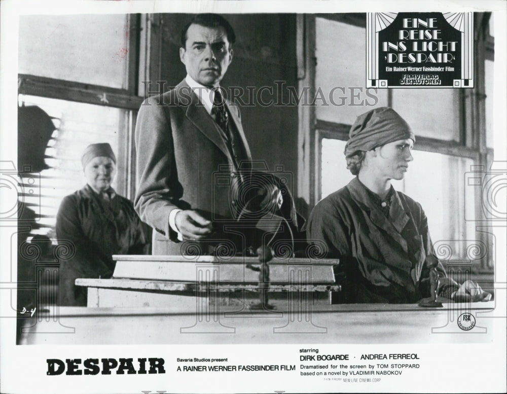 1978 Depair Dirk Bogarde Andrea Ferreol Actor Film - Historic Images