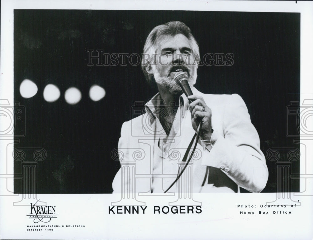 1987 Kenny Rogers Musician Singer Entertainer - Historic Images