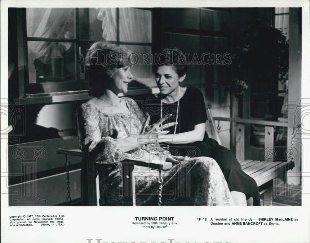 1977 Turning Point Shirley MacLaine Anne Bancroft - Historic Images