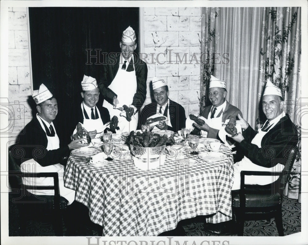 1961 New Hampshire Governor Powell and Midwest Governors Dinner - Historic Images