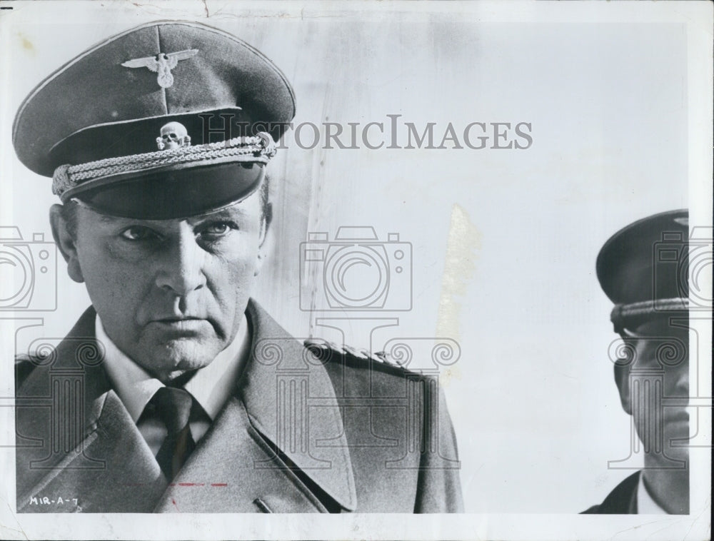 1973 Press Photo Massacre In Rome Film Actor Richard Burton In Nazi Uniform - Historic Images