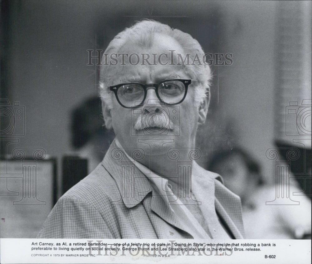 1979 Press Photo Art Carney in &quot;Going in Style&quot; - Historic Images