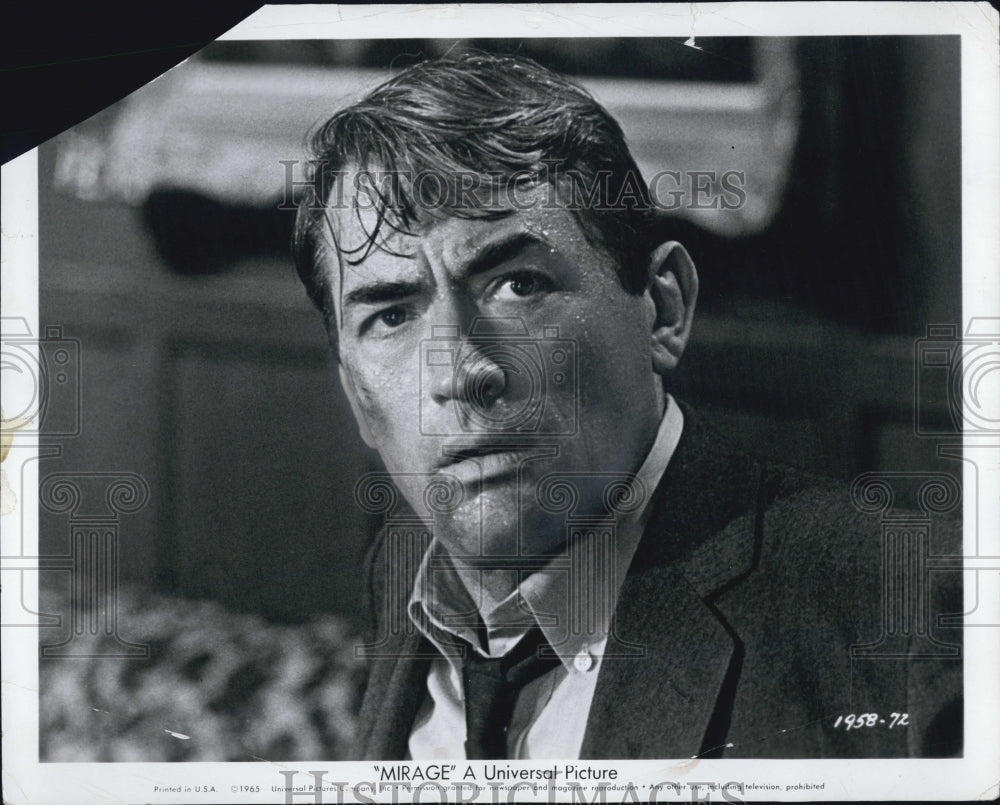 1965 Actor Gregory Peck &quot;Mirage&quot; Universal Pictures Edward Dmytryk - Historic Images