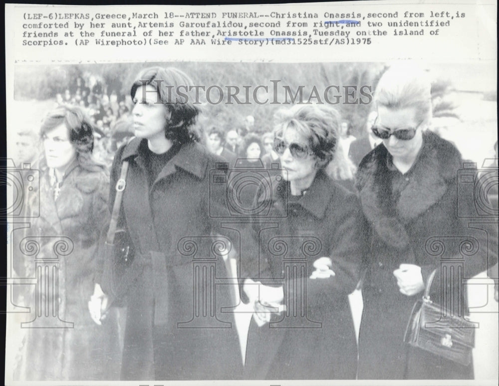 1975 Funeral of Aristotle Onassis - Historic Images