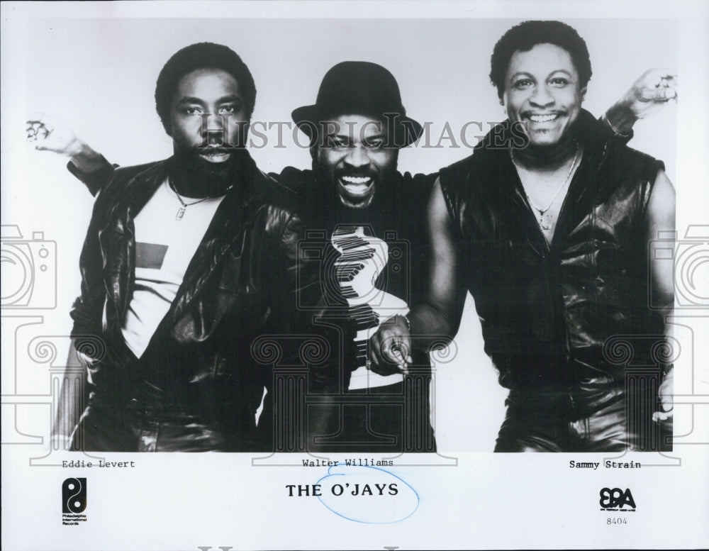 Press Photo The O&#39;Jays R&amp;B Group Eddie Levert Walter Williams &amp;Sammy Strain - Historic Images