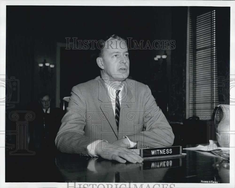 Press Photo Starr Thomas General Solicitor of Santa Fe Lines - Historic Images