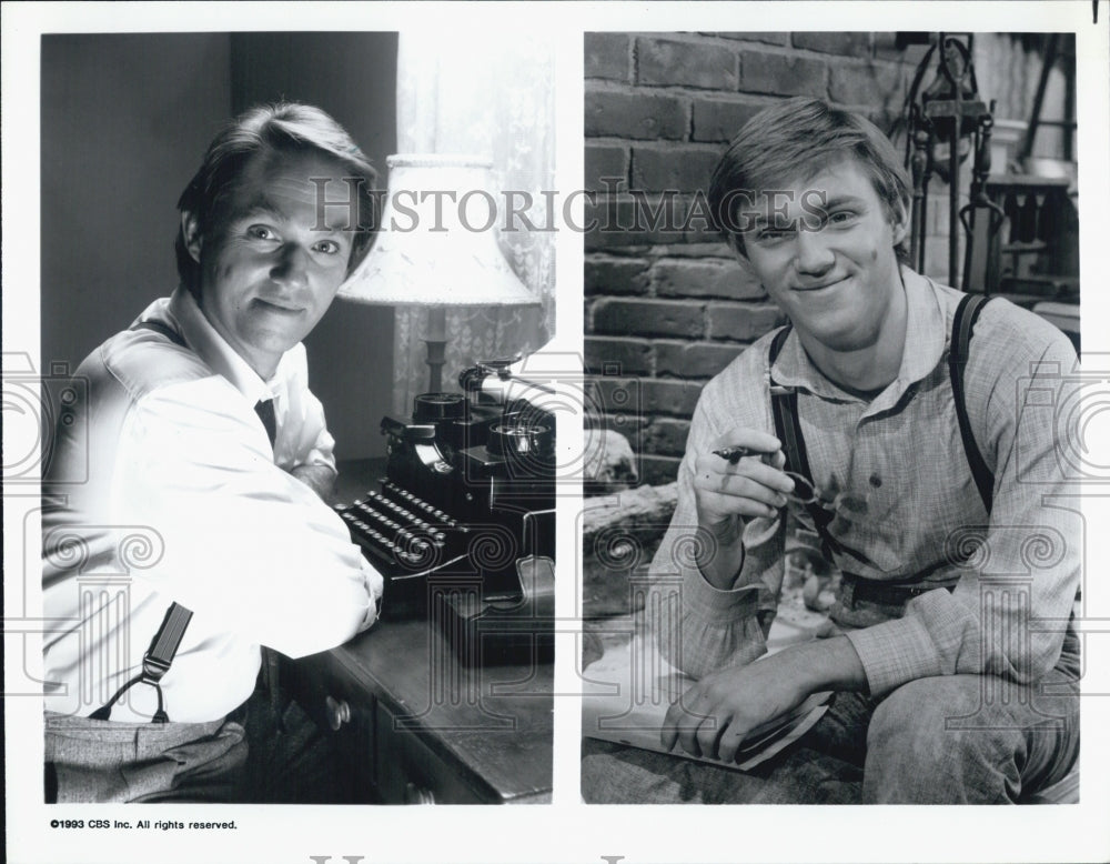 1993 Press Photo Richard Thomas of CBS&#39;s &quot;A Walton Thanksgiving Reunion&quot; - Historic Images