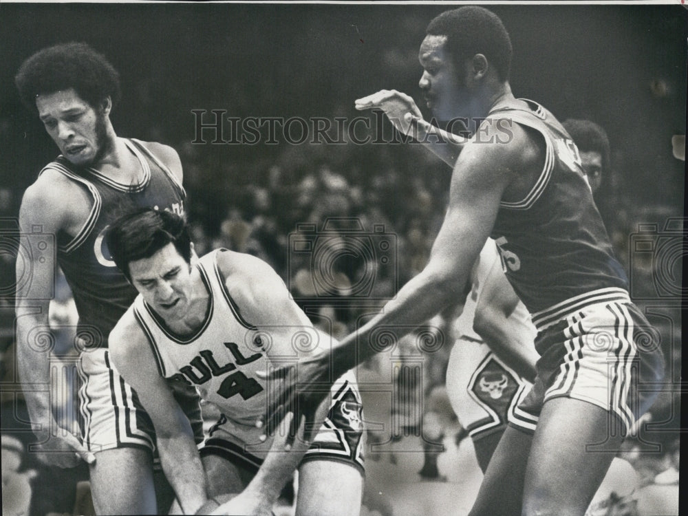 1973 Jerry Sloan John Johnson Cornell Warner NBA Basketball - Historic Images