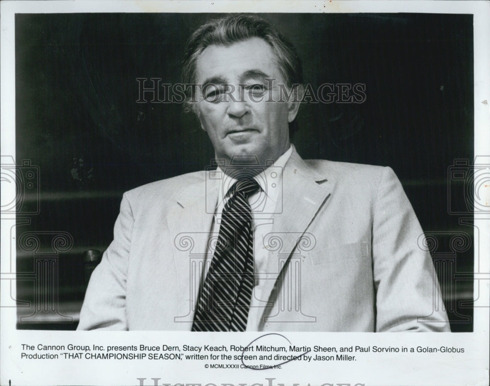 1982 Press Photo Robert Mitchum/Actor/Author/Singer - Historic Images