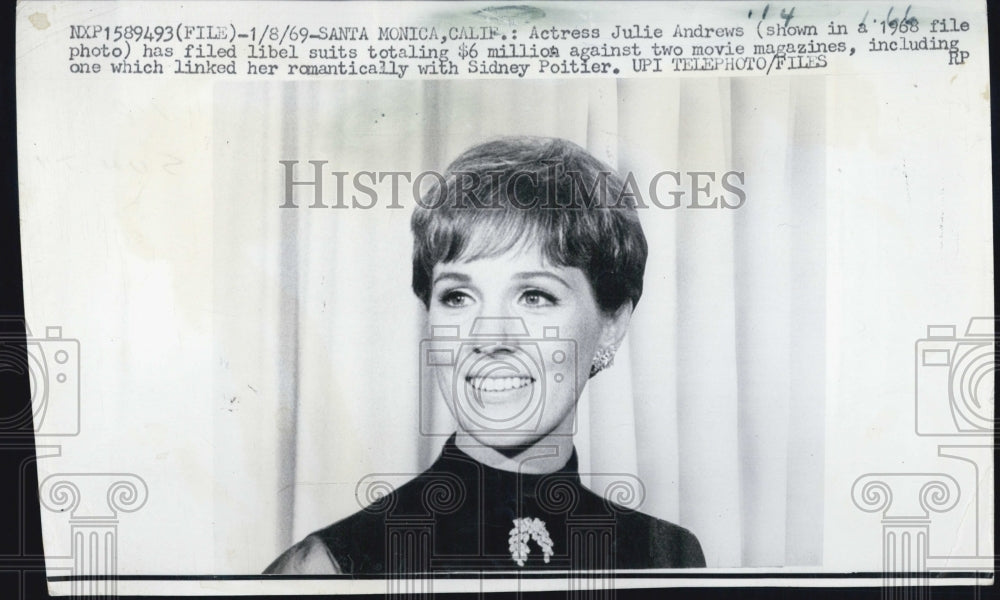 1969 Julie Andrews - Historic Images