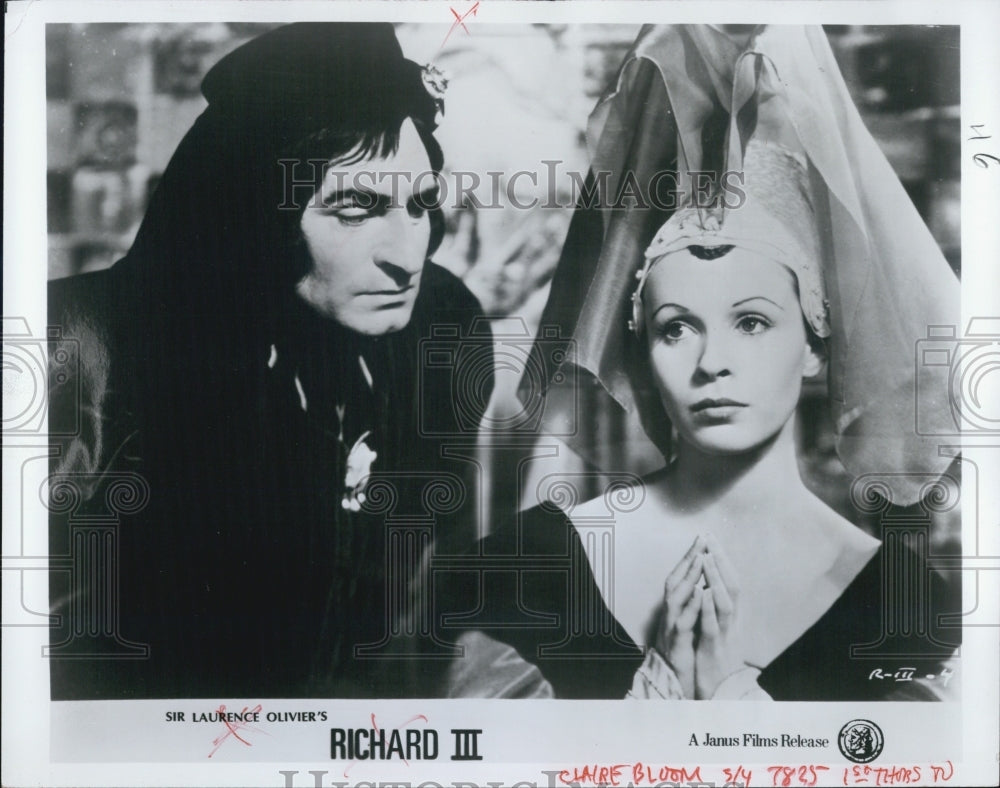 1973 Claire Bloom in Richard III - Historic Images