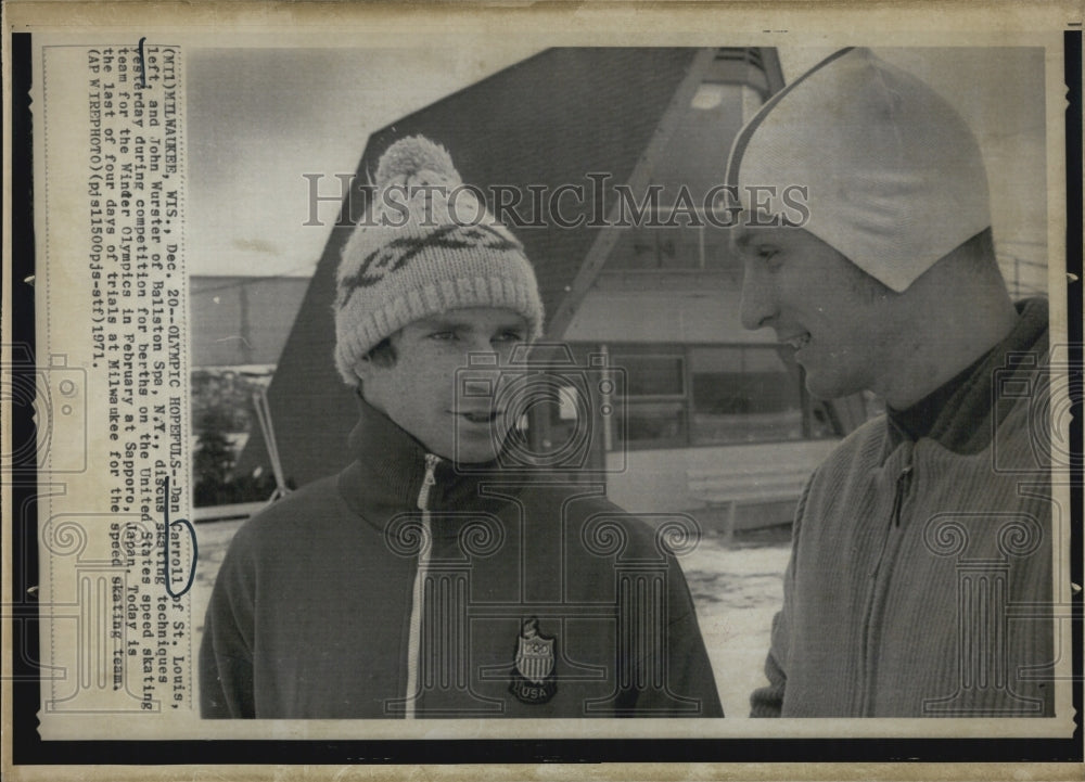 1971 Selections for the Olympic Speed Skating Team - Historic Images