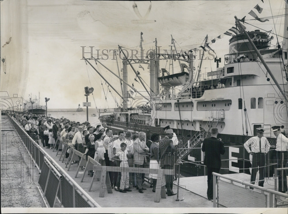 1962 Crowd at Chicago's Exposition of Progress on Navy Pier - Historic Images