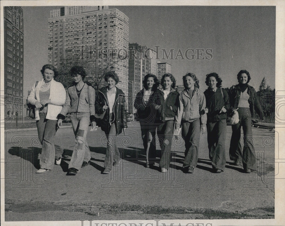 1975 Immaculate High School Walk- A -Thon Student Fund Raiser - Historic Images