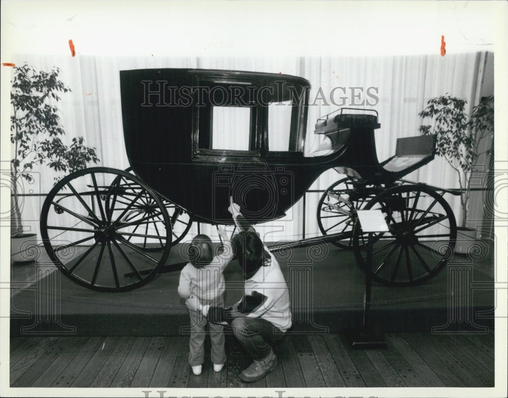 1985 Press Photo Chicago Historical Society Exhibit - Historic Images