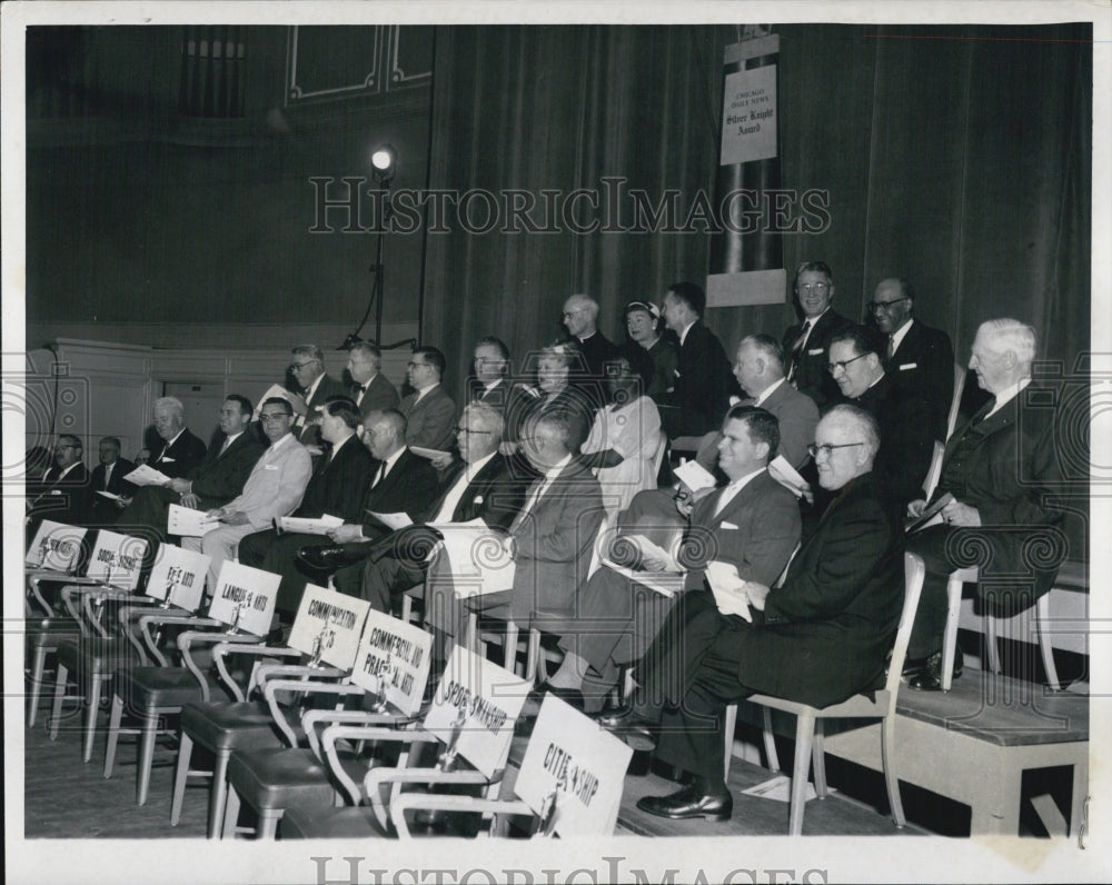 1988 Press Photo Judges of the Silver Knight Awards - Historic Images