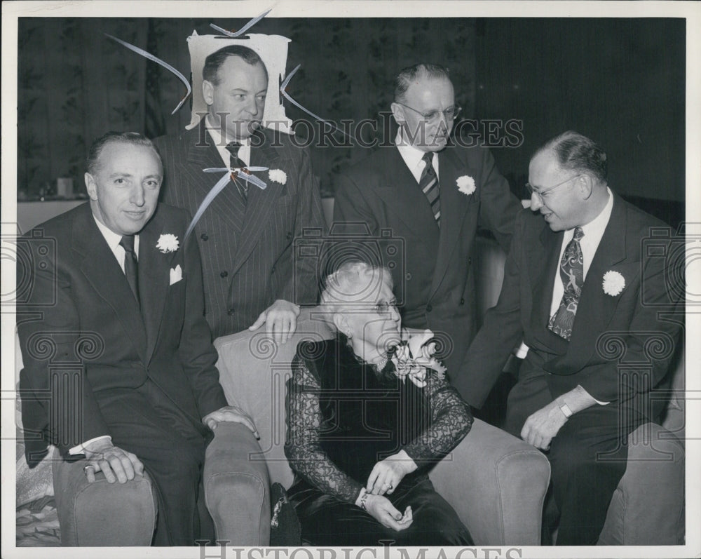 1958 Press Photo Mr. A. H. Gershenson William Mollie C. H. Gershenson S. N. - Historic Images