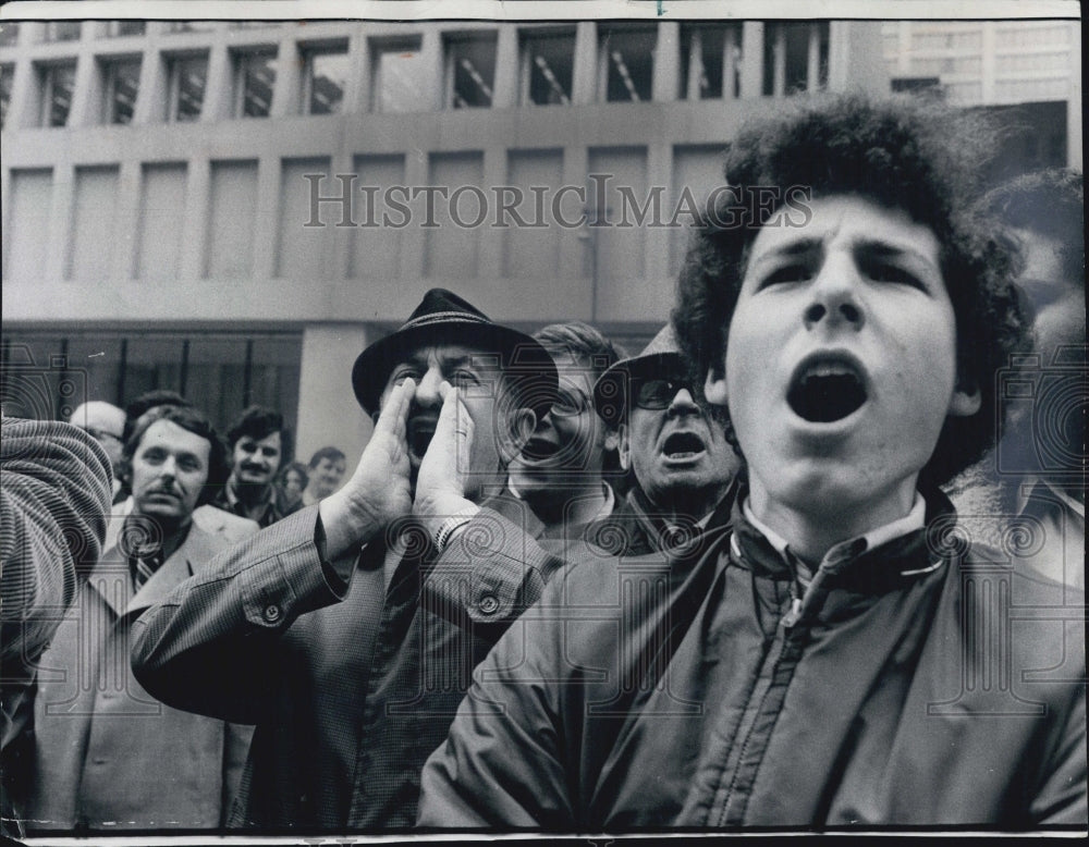 1975 American Nazi party held a rally - Historic Images