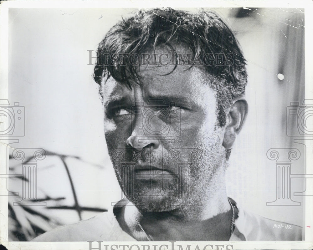 1961 Press Photo Richard Burton in The Night of the Iguana - RSG20235 - Historic Images