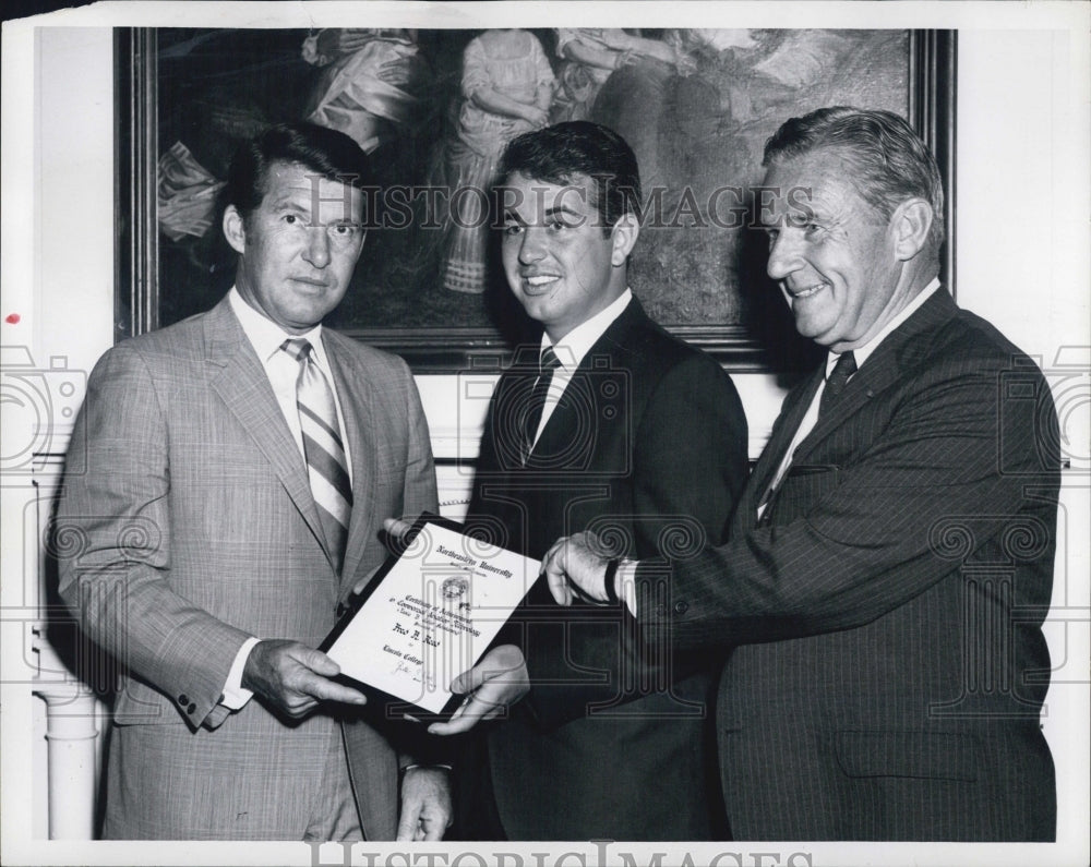 1969 Student meets Astronaut Walter Schirra - Historic Images