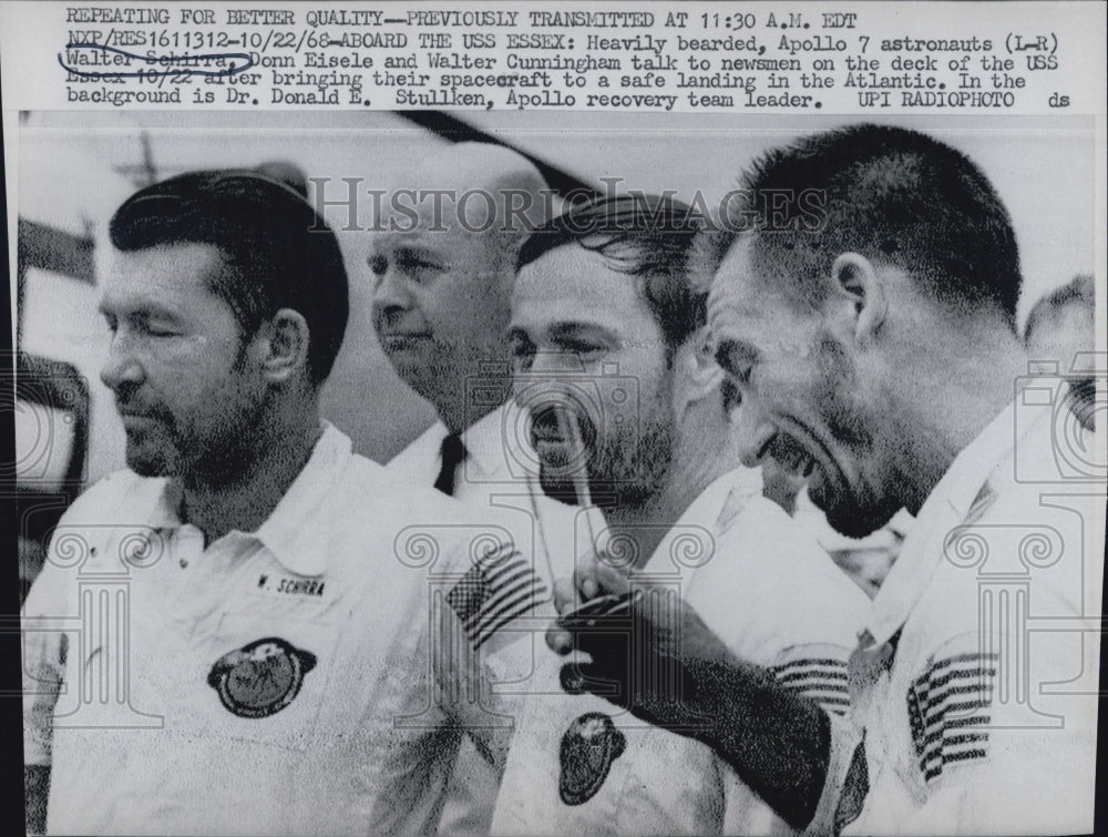 1968  Astronaut Wally Schirra  of Apollo 7 - Historic Images