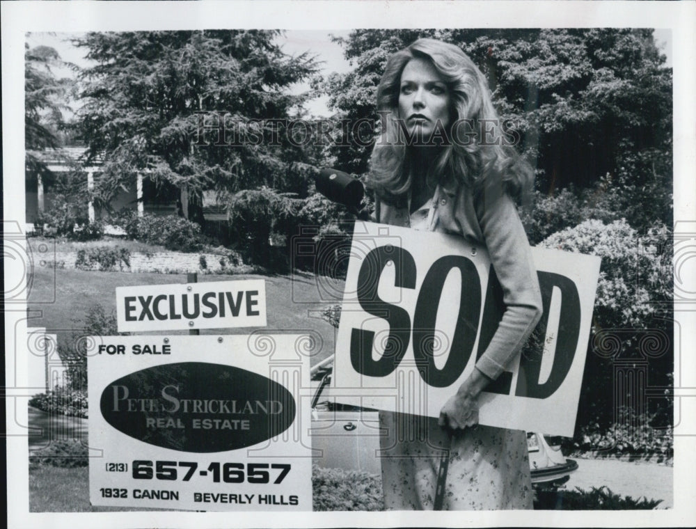 1981 Press Photo Susan Blakely Actress MAKE ME AN OFFER - Historic Images