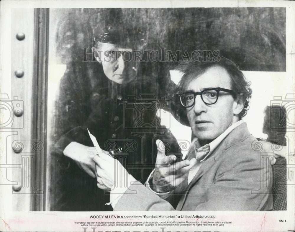 1980 Press Photo Woody Allen in &quot;Stardust Memories&quot; - Historic Images