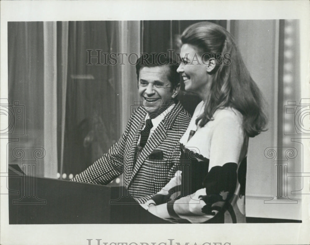 1968 Morey Amsterdam Janis Paige WIN WITH THE STARS - Historic Images