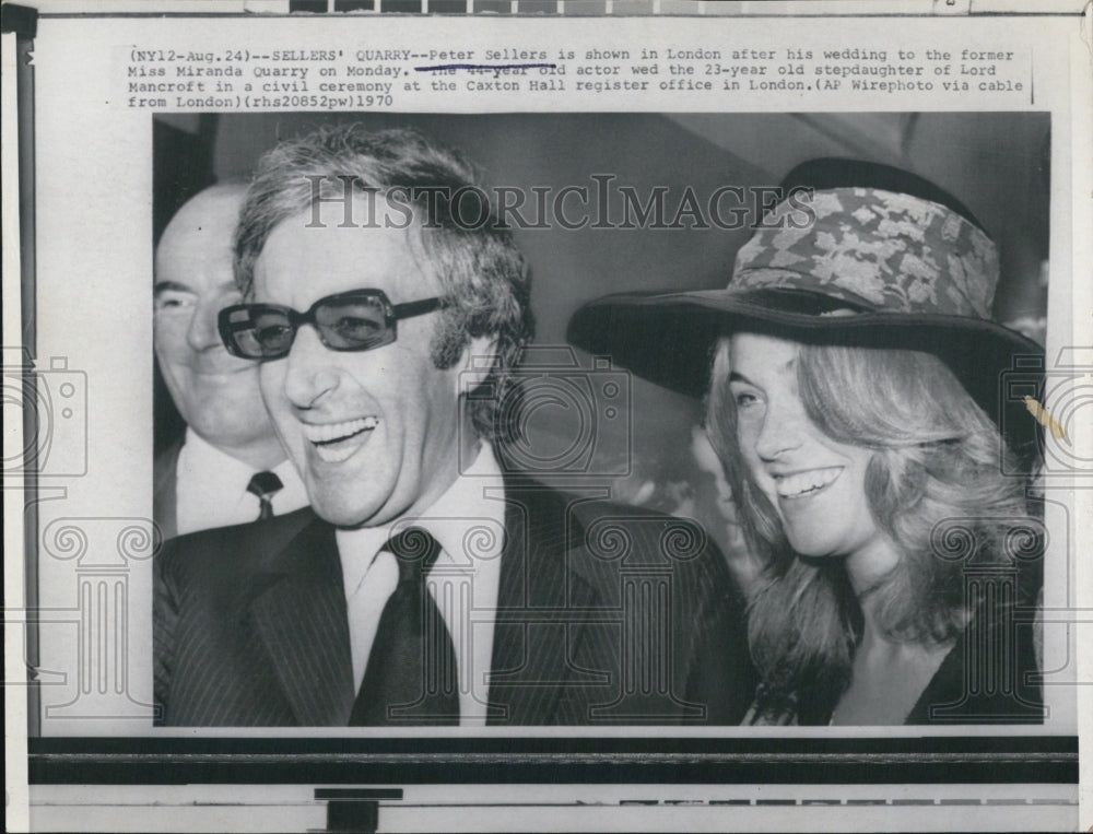 1970 Peter Sellers in London - Historic Images