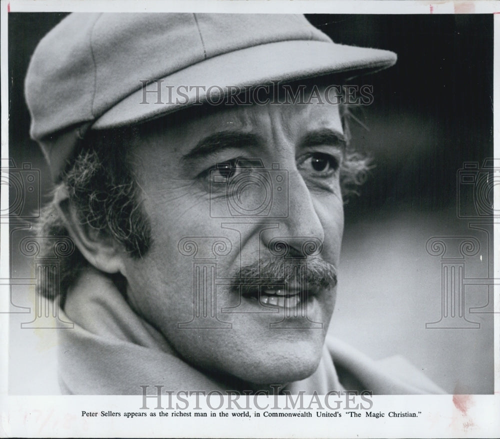 Press Photo British Actor Peter Sellers in &quot;The Magic Christian&quot; - Historic Images