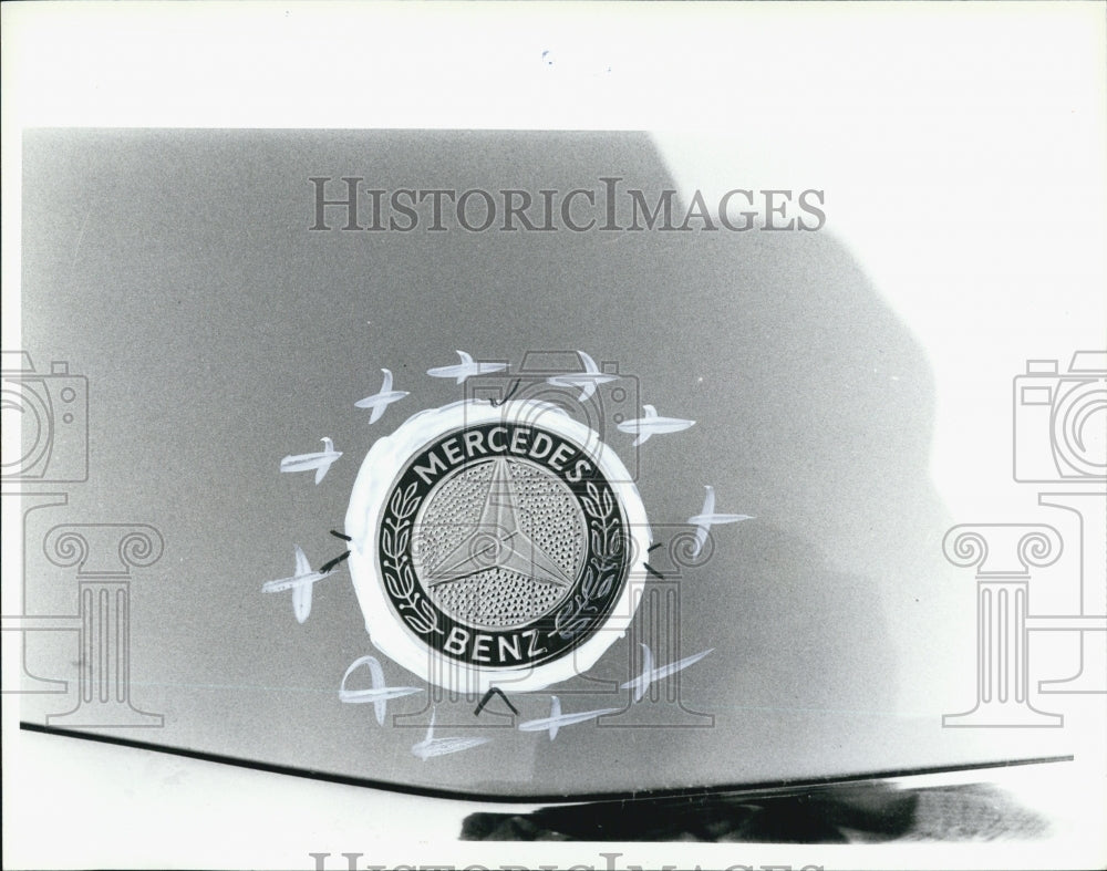 1979 Press Photo Mercedes Benz Logo - Historic Images