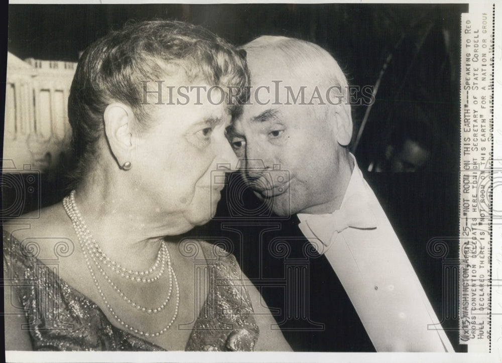 1939 Red Cross Convention Delegates Sec. State Cordell Hull - Historic Images