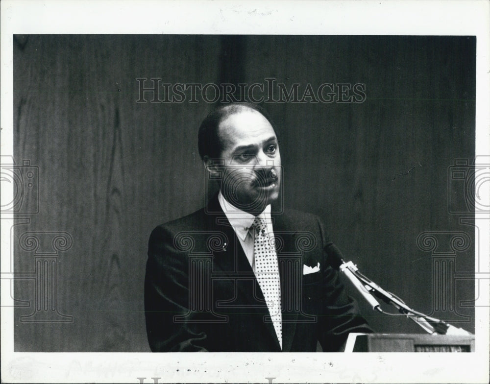 1985 Press Photo Dennis Archer Judge - Historic Images