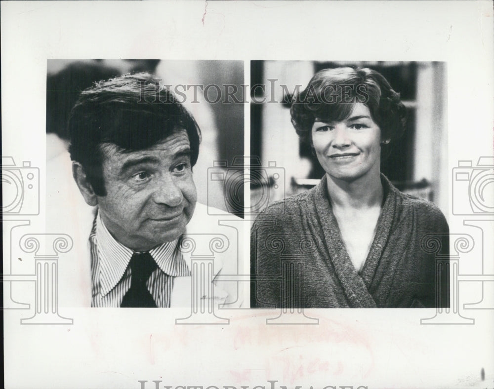 1982 Press Photo Walter Matthau Actor Glenda Jackson Actress House Calls Movie - Historic Images