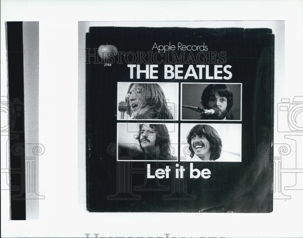 Press Photo The Beatles Album Let It Be Recorded By Apple Records - Historic Images