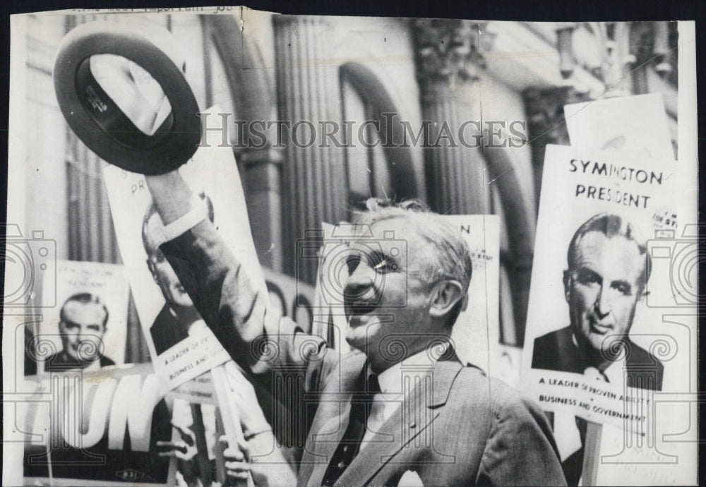 1960 Senator Stuart Symington Los Angeles Democratic Convention - Historic Images