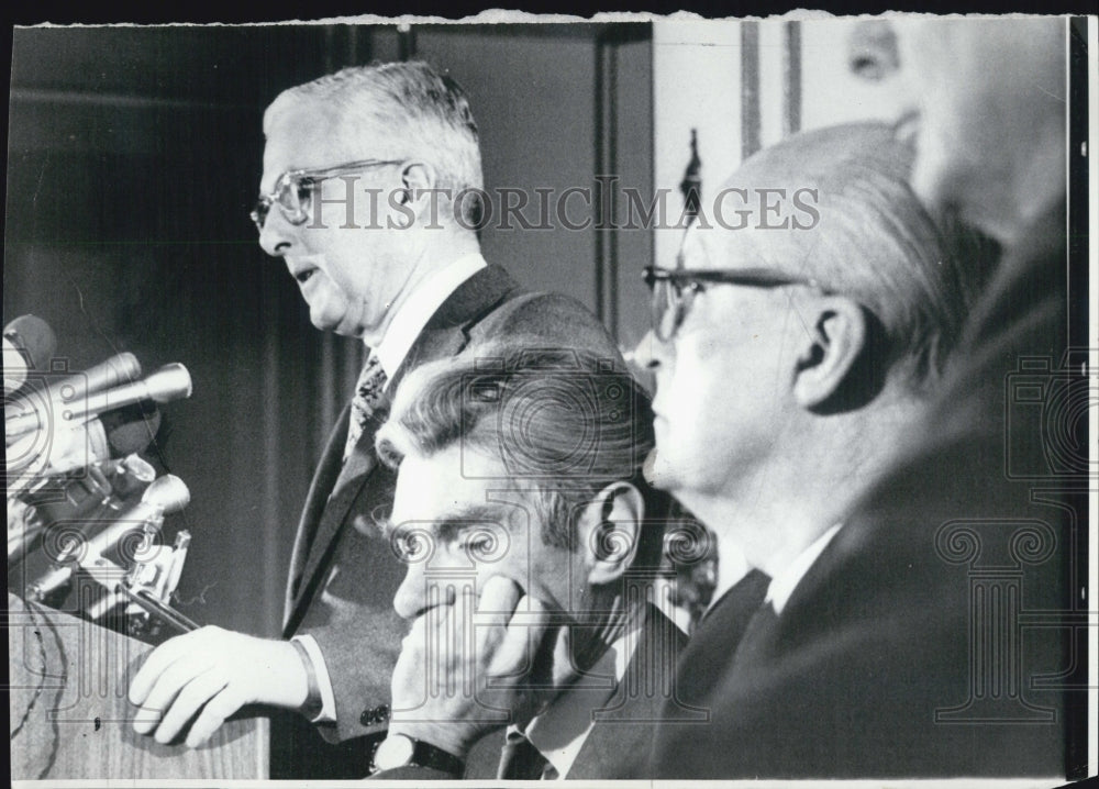 1970 Nathan Pusey President Harvard - Historic Images