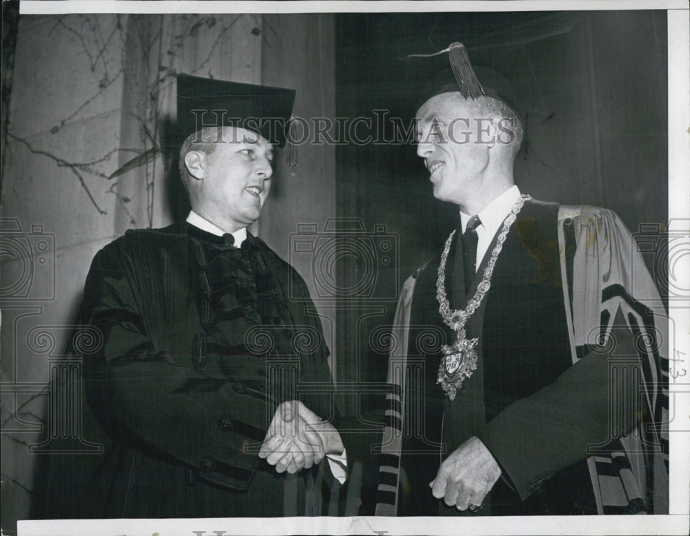 1953 Dr. Pusey Harvard President Dr. Griswold - Historic Images