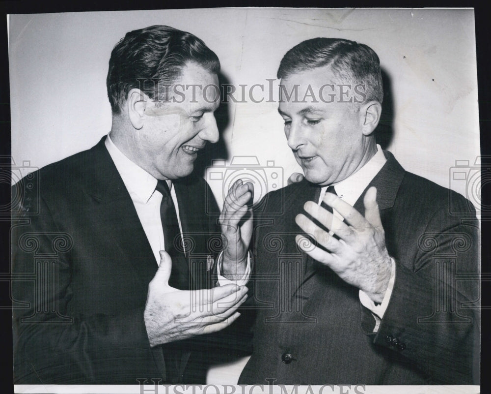 1964 New York Gov. Nelson Rockefeller Nathan Pusey President - Historic Images