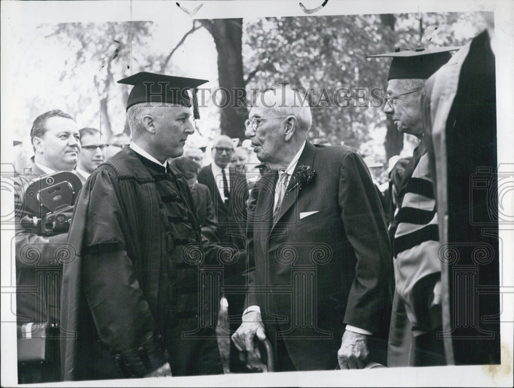 1964 Nathan Pusey/Edward Cauthorne/Graduation - Historic Images