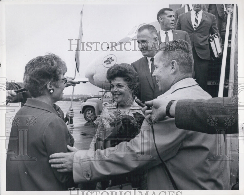 1968 Press Photo Mr. Mrs. Spiro Agnew Mr. Mrs. Gordon Clinton - RSG21089 - Historic Images