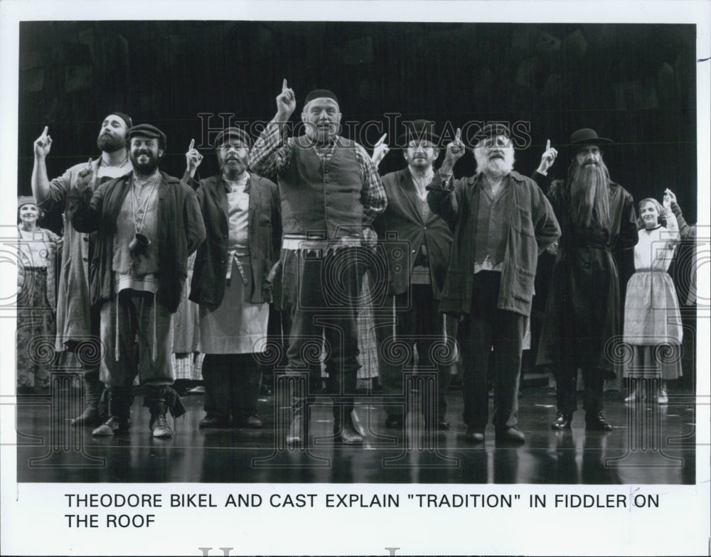 1996 Press Photo Theodore Bikel/Actor/Folk Singer/Fiddler On Roof - Historic Images