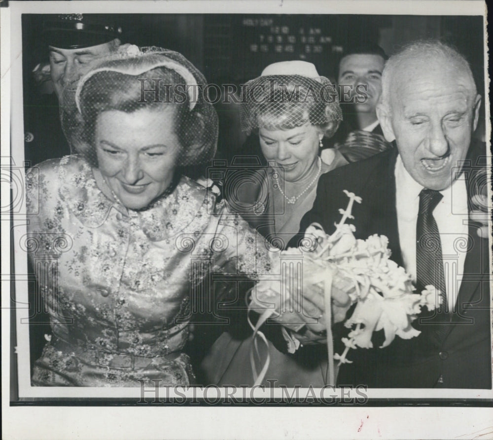 1960 Jimmy Durante actor bride Margaret Little - Historic Images