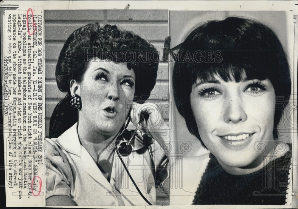 1970 Lily Tomlin on &quot;Laugh-In.&quot; - Historic Images