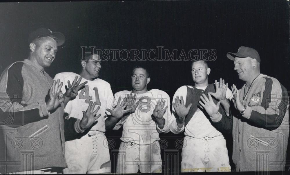 1954 of Coach Don Sprinkle and his Seattle Ramblers - Historic Images