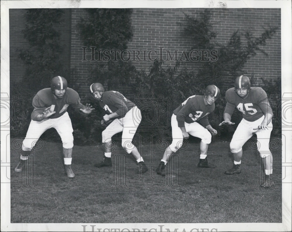 1954 Seattle Rambler Football Pacific League Bill Burnett Jim Harris - Historic Images