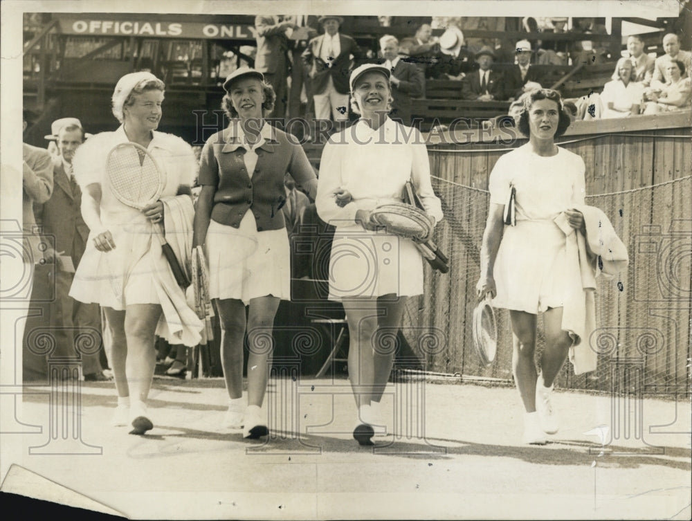 1940 Alice Marble Tennis Player Women&#39;s Doubles - Historic Images