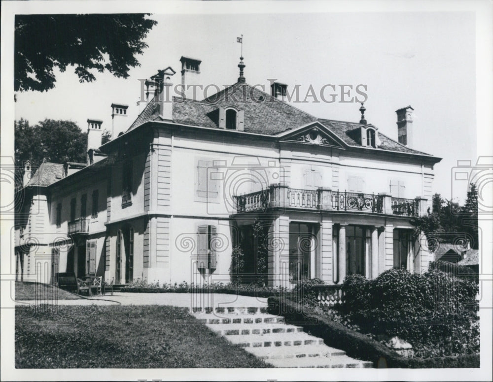 1955 Residence Of French Premier Edgar Faure, &quot;Le Prevorzier&quot; - Historic Images