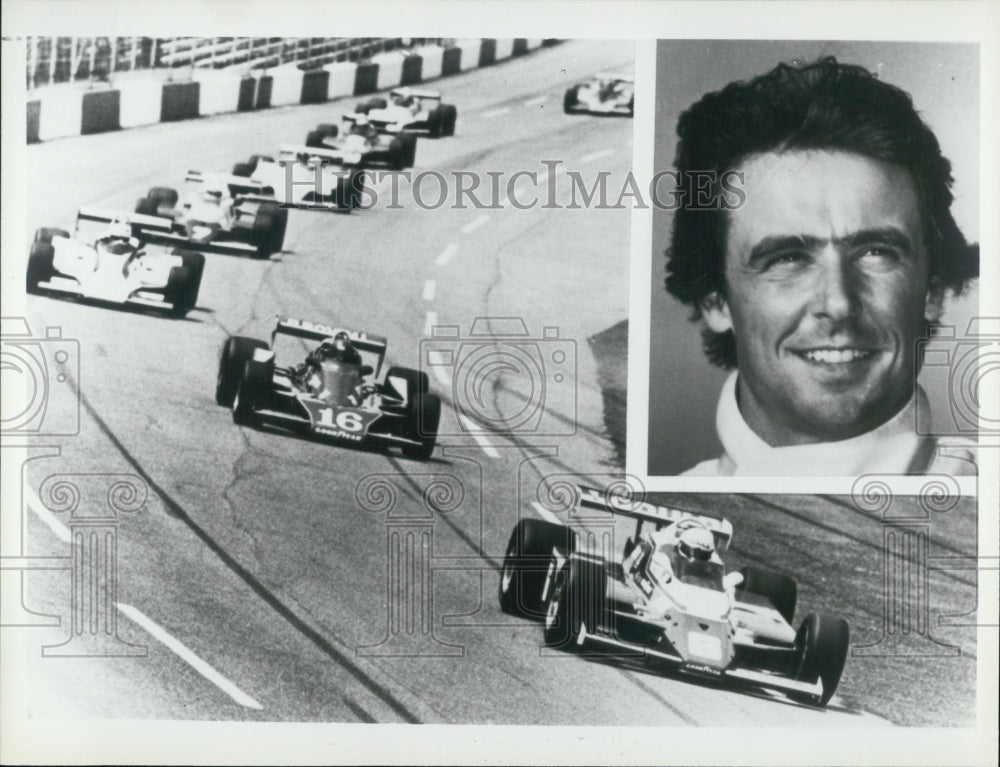 1982 Press Photo Race Car Driver Rick Mears - Historic Images